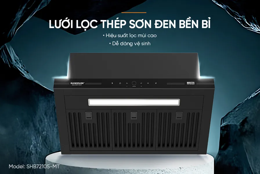 Máy Hút Mùi Âm Tủ Sunhouse SHB72105-MT