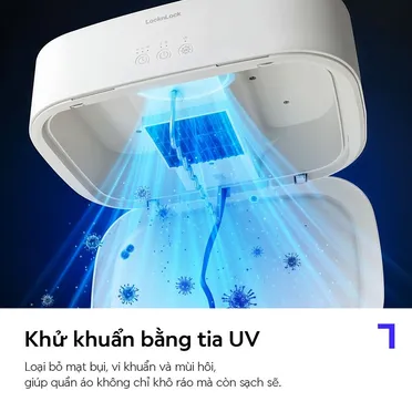Tủ Sấy Quần Áo Gấp Gọn Lock&Lock END112IVY 600W 13
