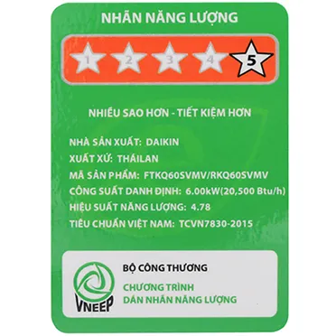Máy Lanh Inverter FTKQ60SAVMV/RKQ60SVMV 0