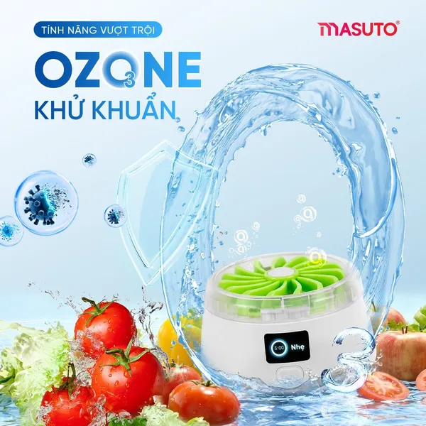 Máy Rửa Thực Phẩm Bằng Ozone Masuto MSPrimeSafe