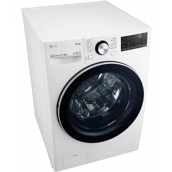 Máy Giặt Sấy LG Inverter 15/8 Kg F2515RTGW