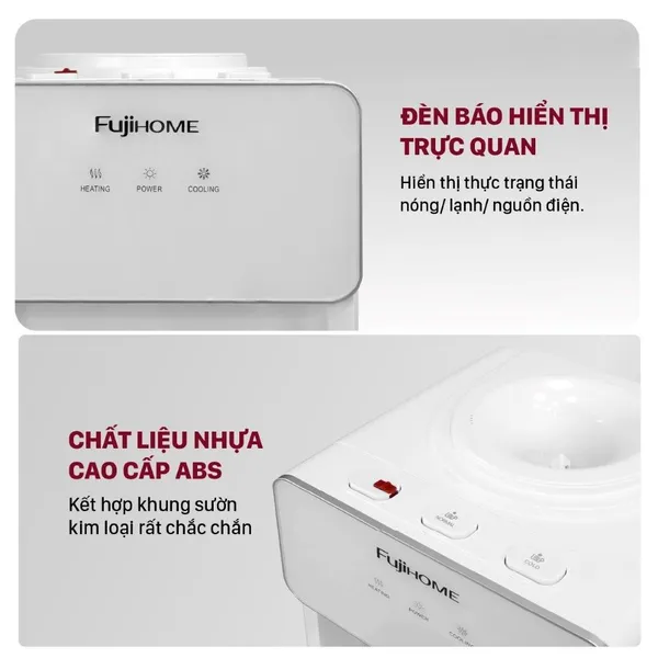 Cây Nước Nóng Lạnh Fujihome WD675C-W