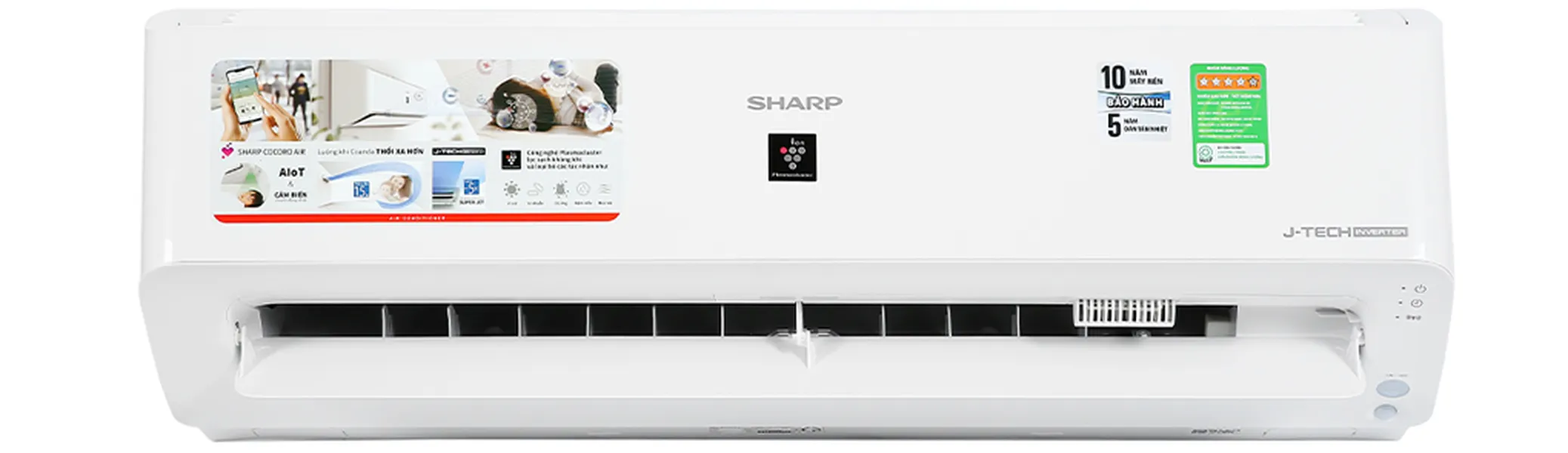Máy Lạnh Sharp Inverter 1.5 HP AH-XP13YHW/AU-X13YHW