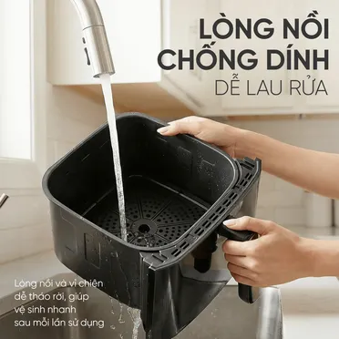 Nồi Chiên Không Dầu Magic Eco AC-162 8 Lít 11