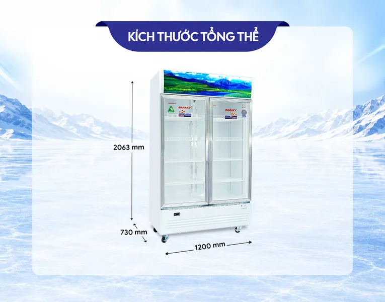 Tủ Mát Sanaky 1100 Lít VH-1209HP