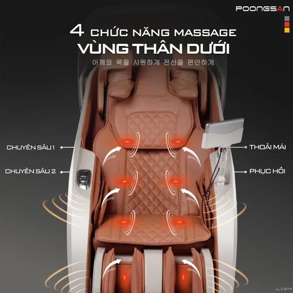 Ghế Massage Cao Cấp Poongsan MCP-906