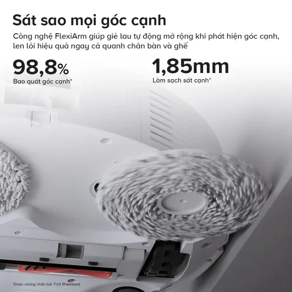 Robot Hút Bụi Lau Nhà Roborock Qrevo C Pro - Đen