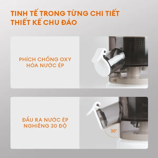 Máy Ép Chậm Gaabor FP1M-WH01A