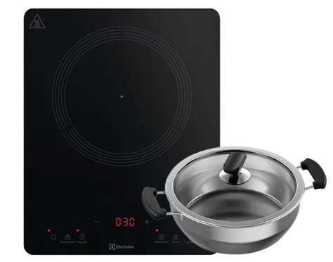 Bếp Điện Từ Đơn Electrolux ETIS450RGA 2000W (Tặng Kèm Nồi)
