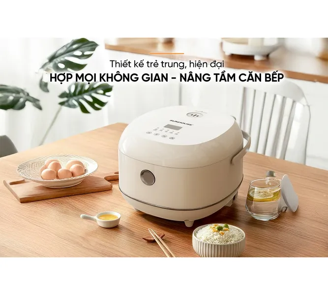 Nồi Cơm Điện Tử 1 Lít Sunhouse SHD8803