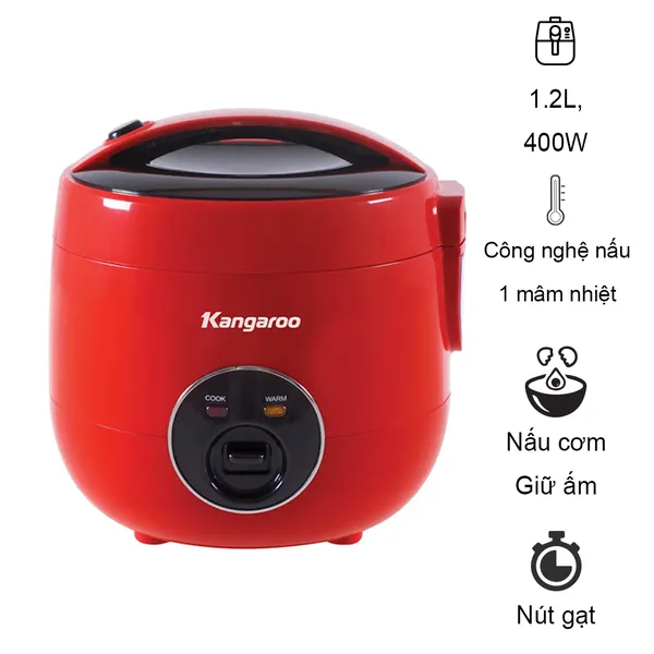 Nồi Cơm Điện Kangaroo KG822 1.2 lít