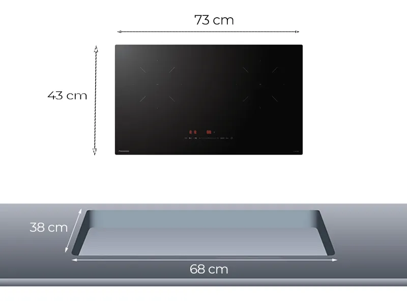 Bếp Điện Từ Đôi Panasonic KY-R72AELYUE