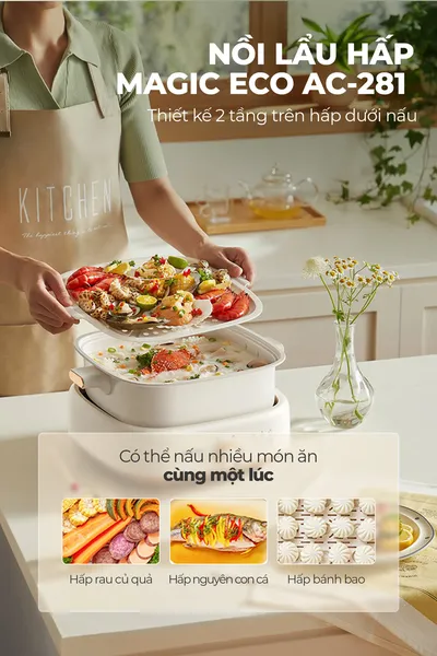 Nồi Hấp Lẩu Magic Eco AC-281
