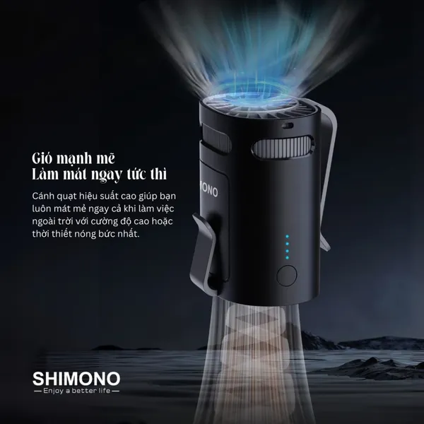 Quạt Đeo Thắt Lưng Shimono SM-WF38