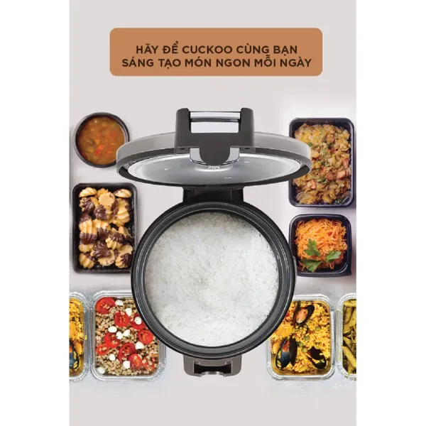 Nồi Cơm Điện Cuckoo CR-3555 Màu Đen 6.3 Lít