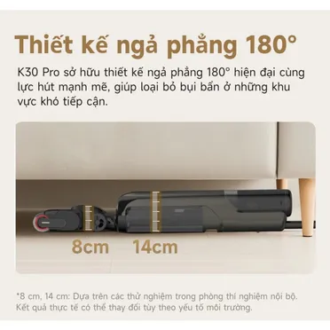 Máy Hút Bụi Lau Nhà Khô Và Ướt Mova K30 Pro 12