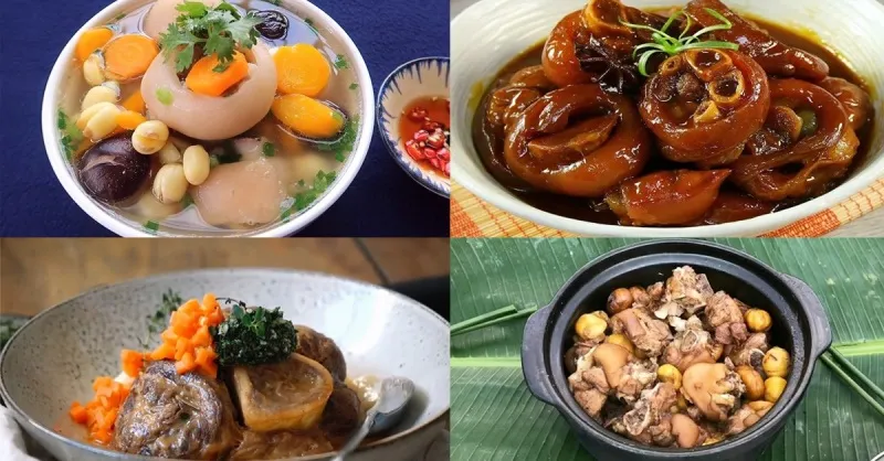 Cách nấu giò heo hầm thơm ngon, mềm ngọt, bổ dưỡng tại nhà