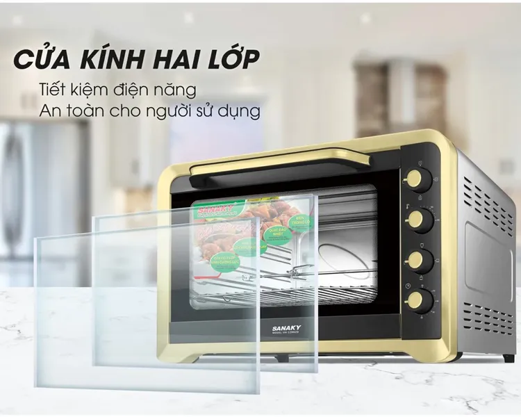 Lò Nướng Sanaky VH-129N2D 120 Lít