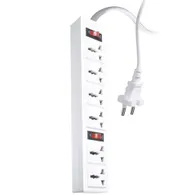 Ổ CẮM DQ-003A-04-2M (6 LỖ 3 CHẤU)