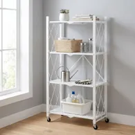 Kệ Xếp Kim Loại ECOFS4 4 Tầng Trắng