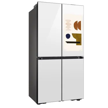Tủ Lạnh Samsung Inverter 636 Lít Bespoke RF65DB990012SV Trắng Thạch Anh 0