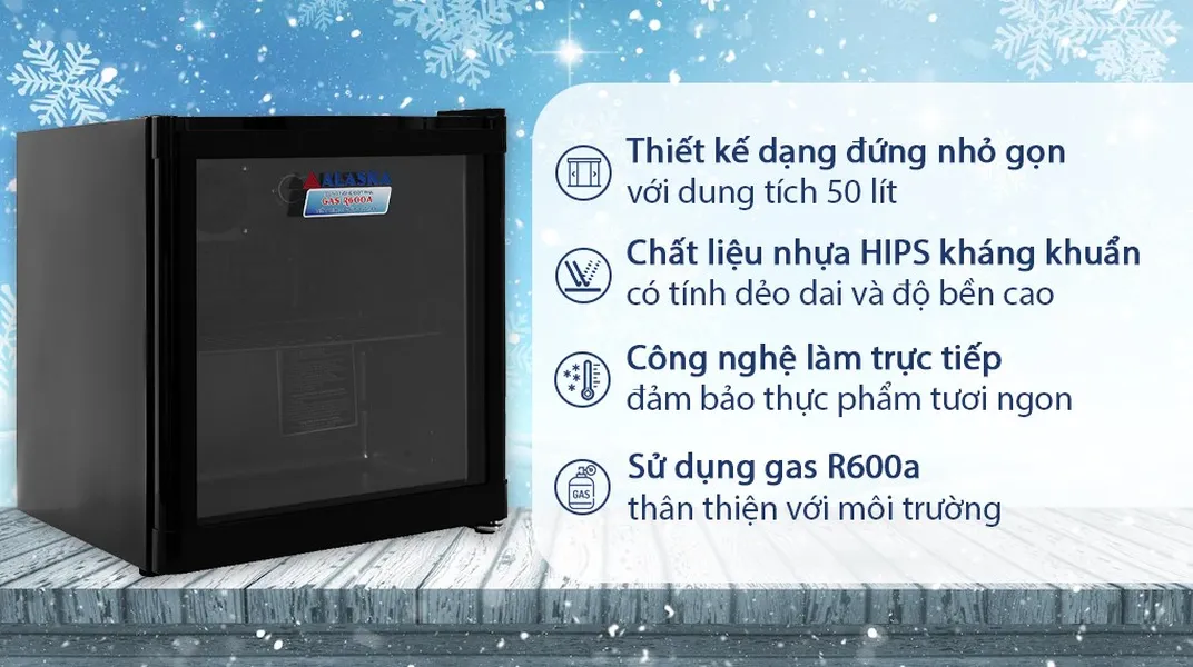 Tủ Mát Alaska 50 Lít LC-50B