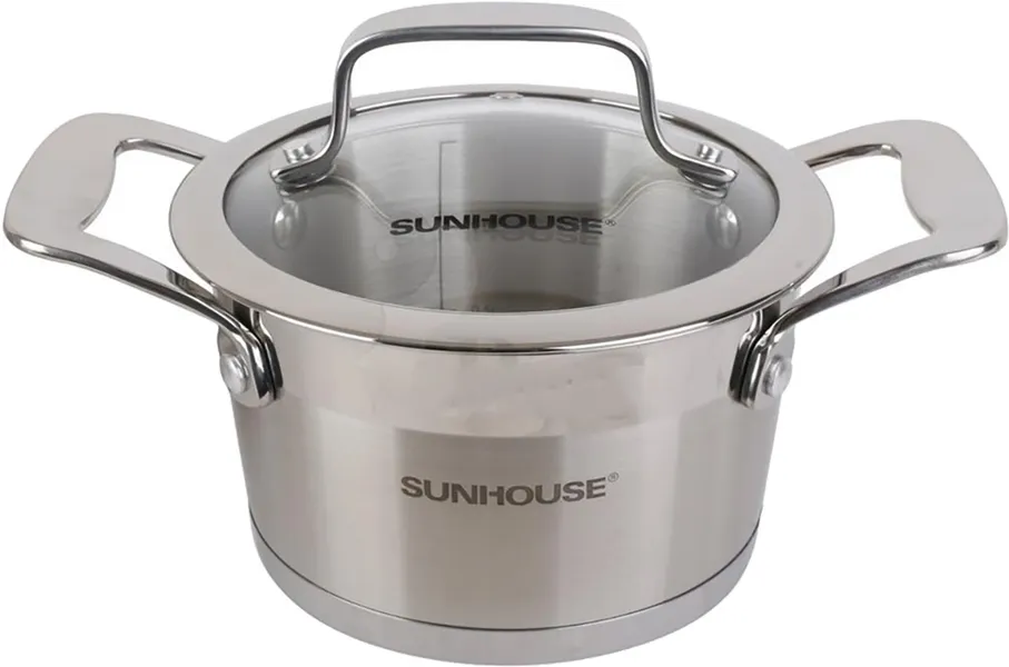 Bộ nồi inox 5 đáy Sunhouse SH783 16-20-24-28 cm
