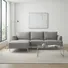 Sofa L (Góc Phải) Lion F1191 Xám Nhạt