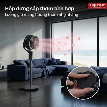 Quạt Tuần Hoàn Thông Minh, Ra Lệnh Giọng Nói Fujihome CFR04-Voice (Màu trắng) 7