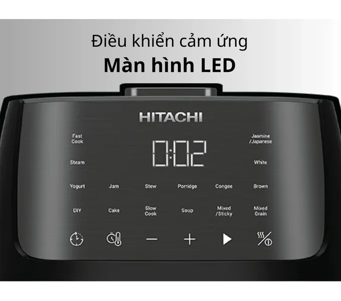 Nồi Cơm Điện Tử Hitachi RZ-S18VN-BK 1.8 Lít