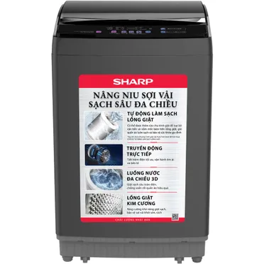 Máy Giặt Sharp Inverter 14 Kg ES-TN141ED-DG