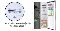 Chỉnh nhiệt độ tủ lạnh Aqua: Hướng dẫn chi tiết cho từng loại tủ