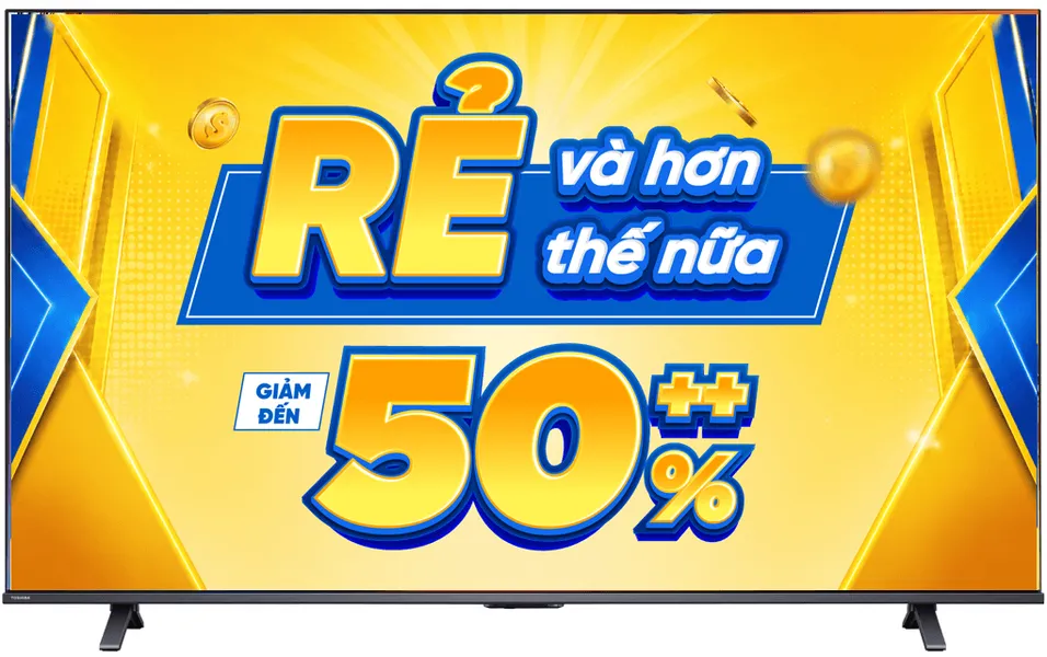 Smart Tivi QLED Toshiba AI 4K 55 Inch 55M450RP
