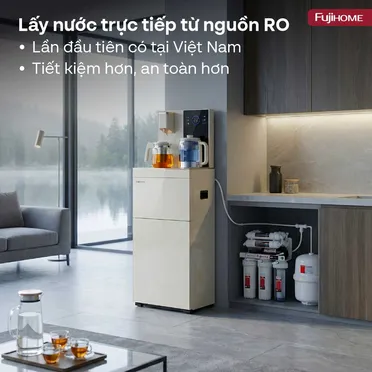 Cây Nước Bàn Trà Cao Cấp Có Ngăn Khử Khuẩn UV Fujihome TB238N-UV 2