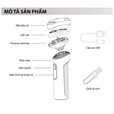 Máy Cạo Râu Simplehome QS-6005 3