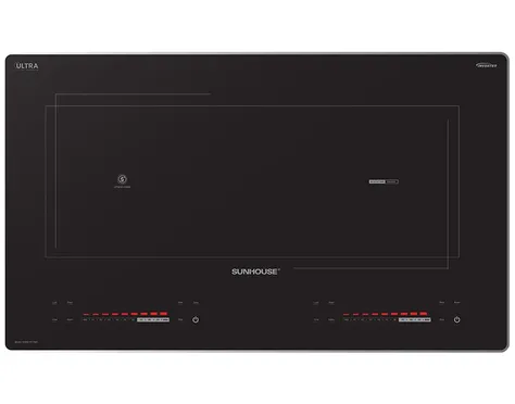 Bếp Đôi Điện Từ Hồng Ngoại Sunhouse SHB82191-VMC 4400W