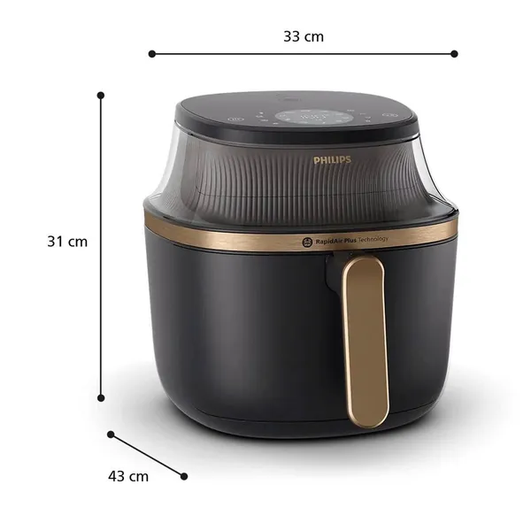 Nồi Chiên Không Dầu Philips NA332/00 6.2 Lít