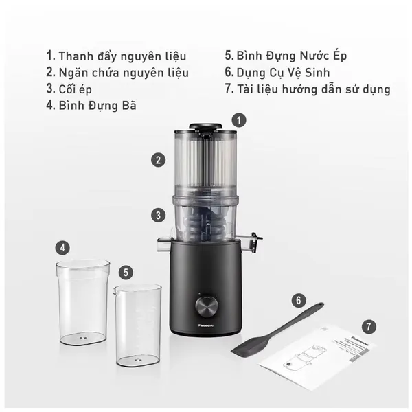 Máy Ép Trái Cây Chậm Panasonic MJ-L800KRA