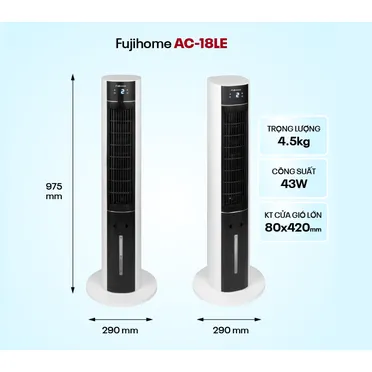Quạt Tháp Hơi Nước Fujihome AC-18LE 3