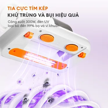 Máy Hút Bụi Nệm Sofa Gaabor VCD10M-WH02A Diệt Khuẩn Tia UV 1