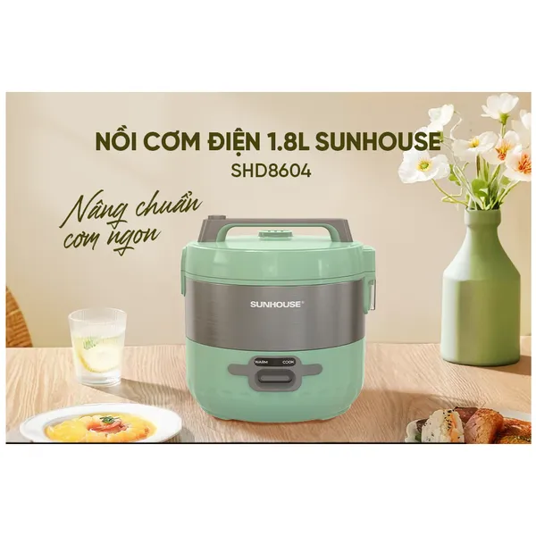 Nồi Cơm Điện Sunhouse SHD8604 1.8 Lít