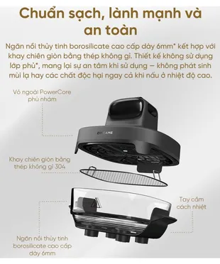 Nồi Chiên Không Dầu 2 Lòng Nồi Dreame Tasti PT60 9