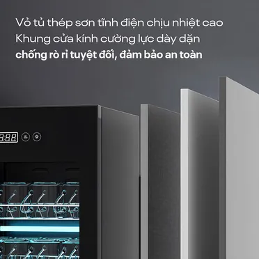 Tủ Sấy Chén Bát Tiệt Trùng Dung Tích Lớn Fujihome DD220 5