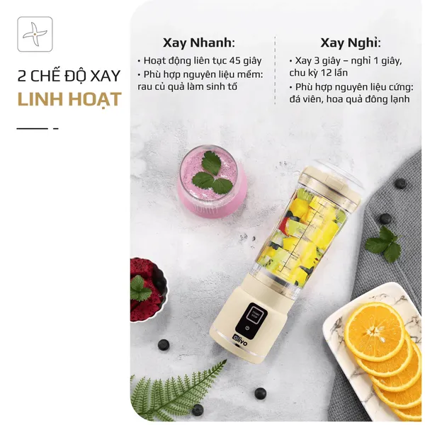 Máy Xay Sinh Tố Cầm Tay Olivo PB02