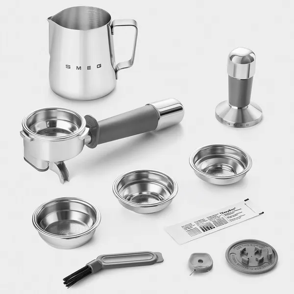 Máy Pha Cà Phê Tích Hợp Xay Smeg EGF03CREU Màu Kem