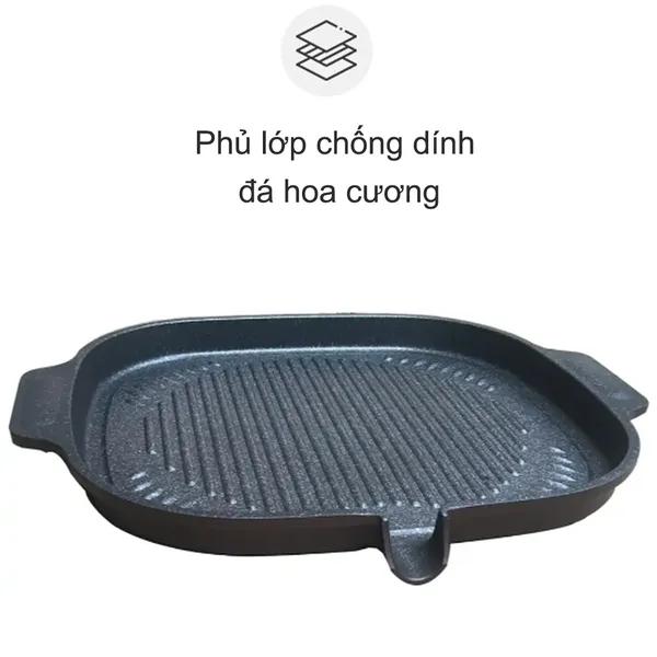 Chảo nướng không dính Korea King KFP-32IG