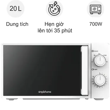 Lò Vi Sóng Simplehome F20MXP07-G70 20 Lít