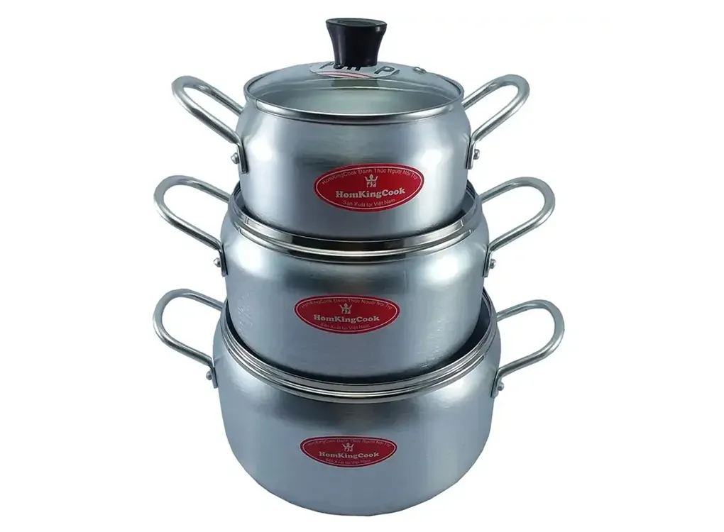 Bộ nồi 3 m&oacute;n HT06KC 16-20-24 cm