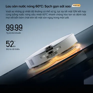 Robot Hút Bụi Roborock Curv 2 Pro Màu Trắng 3