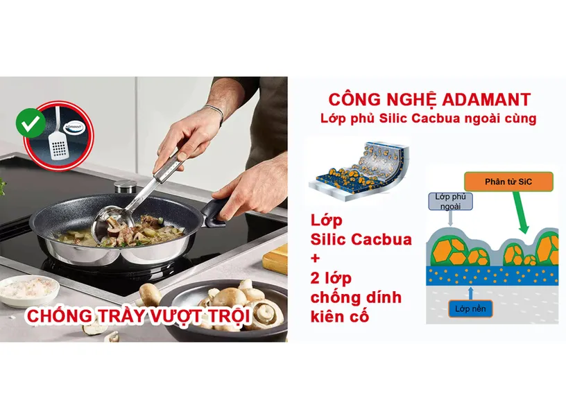 Chảo Fissler Adamant Premium 26cm - Xuất Xứ Đức